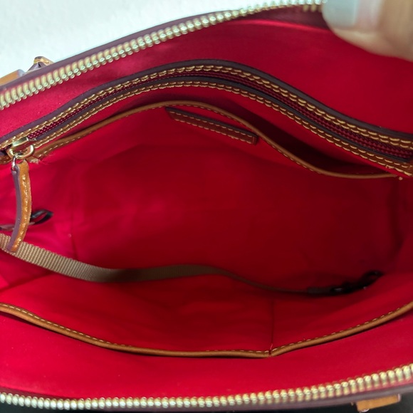 Dooney & Bourke Florentine Leather Domed Satchel - Picture 10 of 14